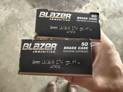 9mm Blazer 124gr
