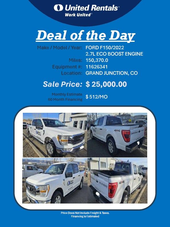 Ford F150 2022 150K miles good shape