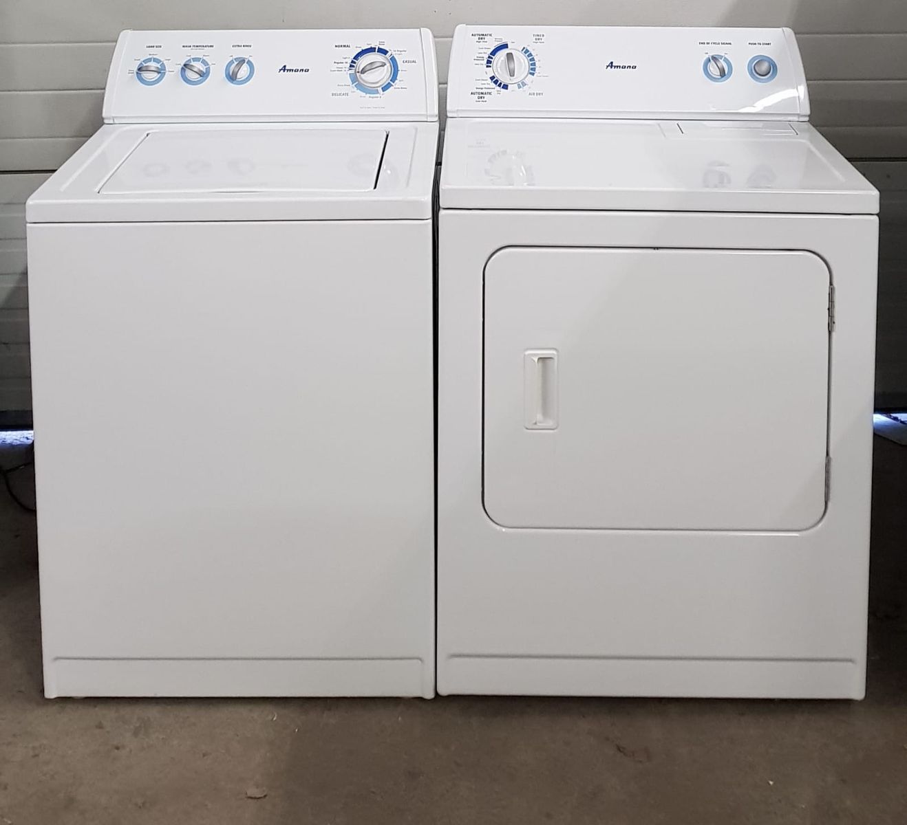 Amana Top-Load Washer & Dryer Set - White
