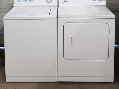 Amana Top-Load Washer & Dryer Set - White