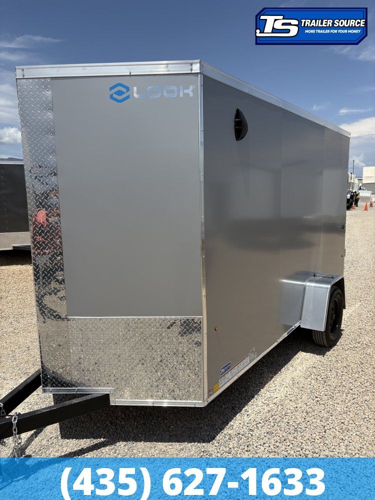 6x12 Look ST DLX Enclosed Cargo Trailer - 6'6" Interior - 3.5K GVWR - .080 PolyCor