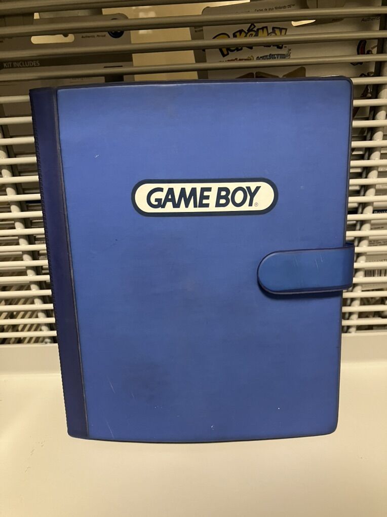 Blue Gameboy Binder