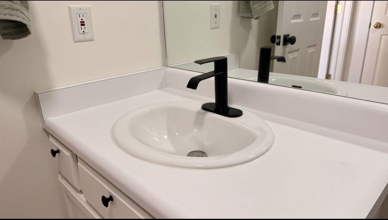 Bathroom counter top, sink & Faucet