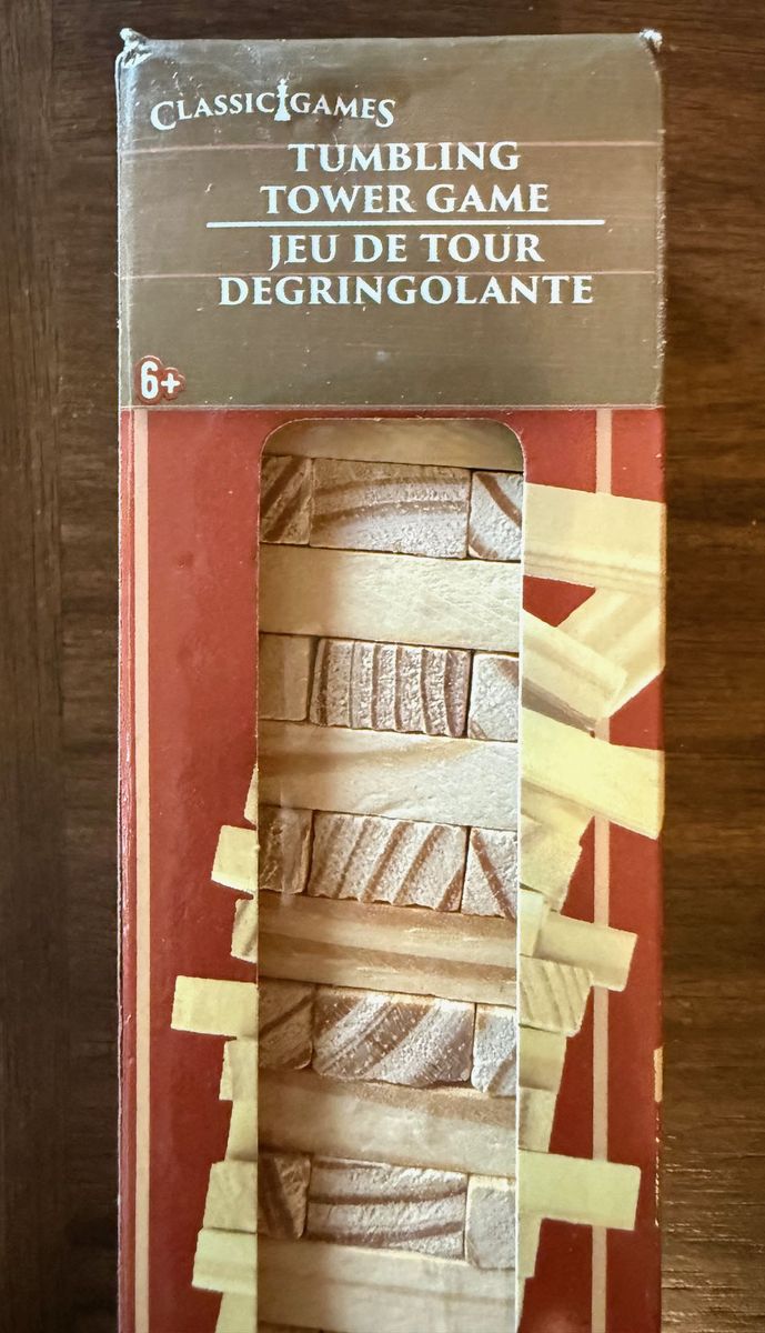 Tumbling Tower Game similar to Jenga, NEW, Sealed