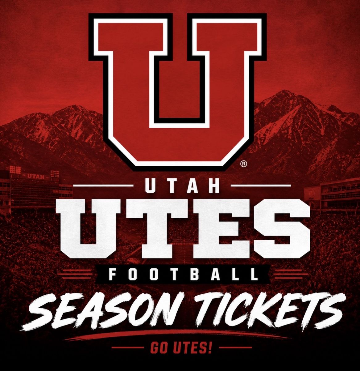 Utah Utes Season Tickets 2 Seats $1,650 
