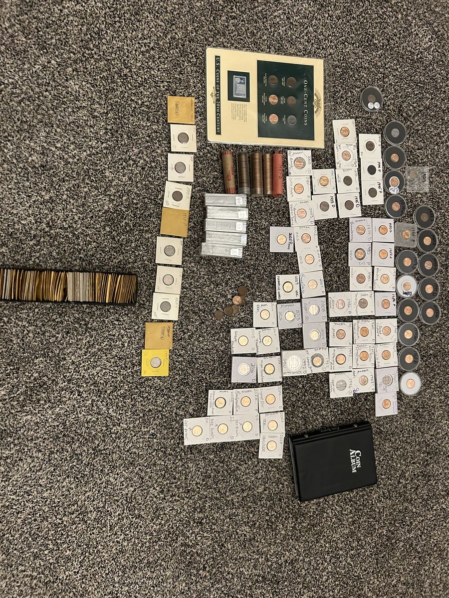 Pennies, Rolls, Wheats, Lincoln, Errors, Blanks