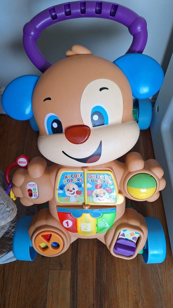 Fisher-Price Laugh & Learn Smart Stages Puppy Walker Baby Push Toy