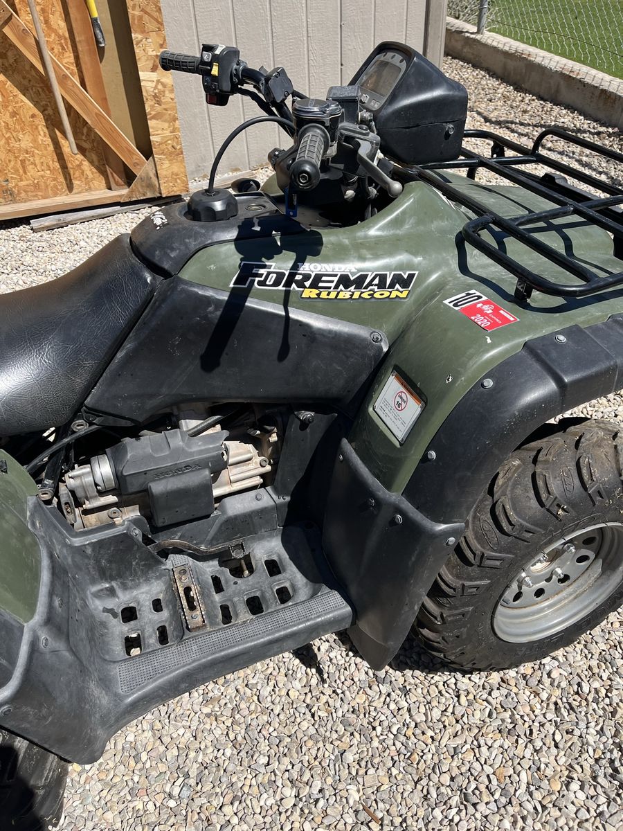 Honda Foreman Rubicon ATV - Green, Used ATV - Reliable Off-Road Vehicle