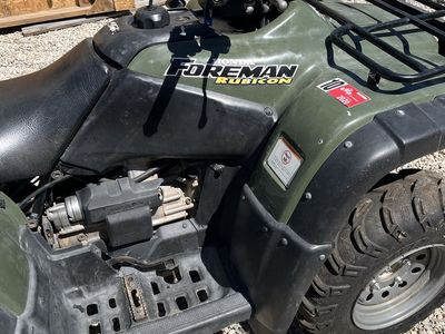 Honda Foreman Rubicon ATV - Green, Used ATV - Reliable Off-Road Vehicle