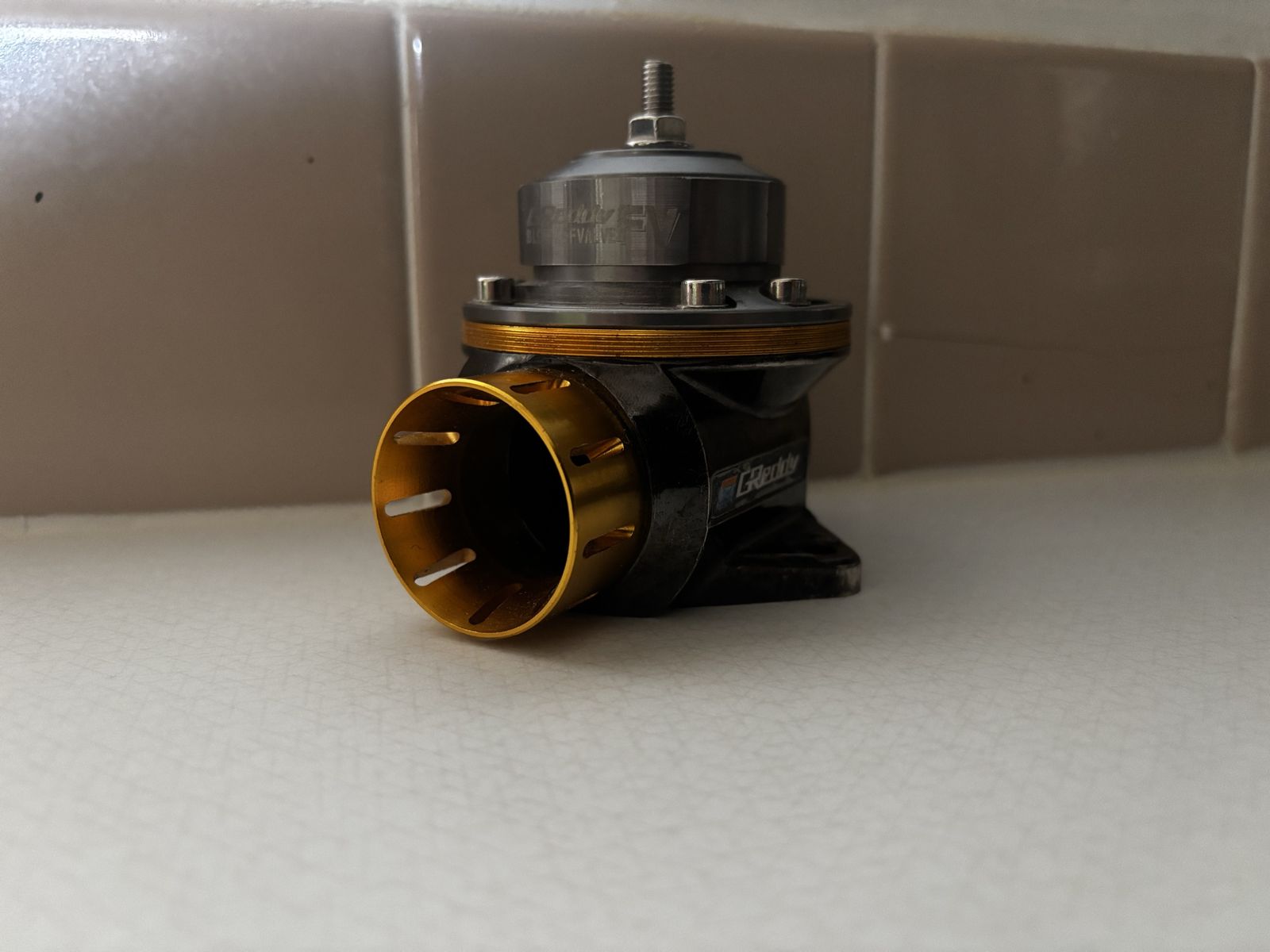 Blow off valve and shift knob