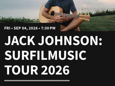 2 Jack Johnson GA Tickets: Utah First Credit Union Amphitheatre