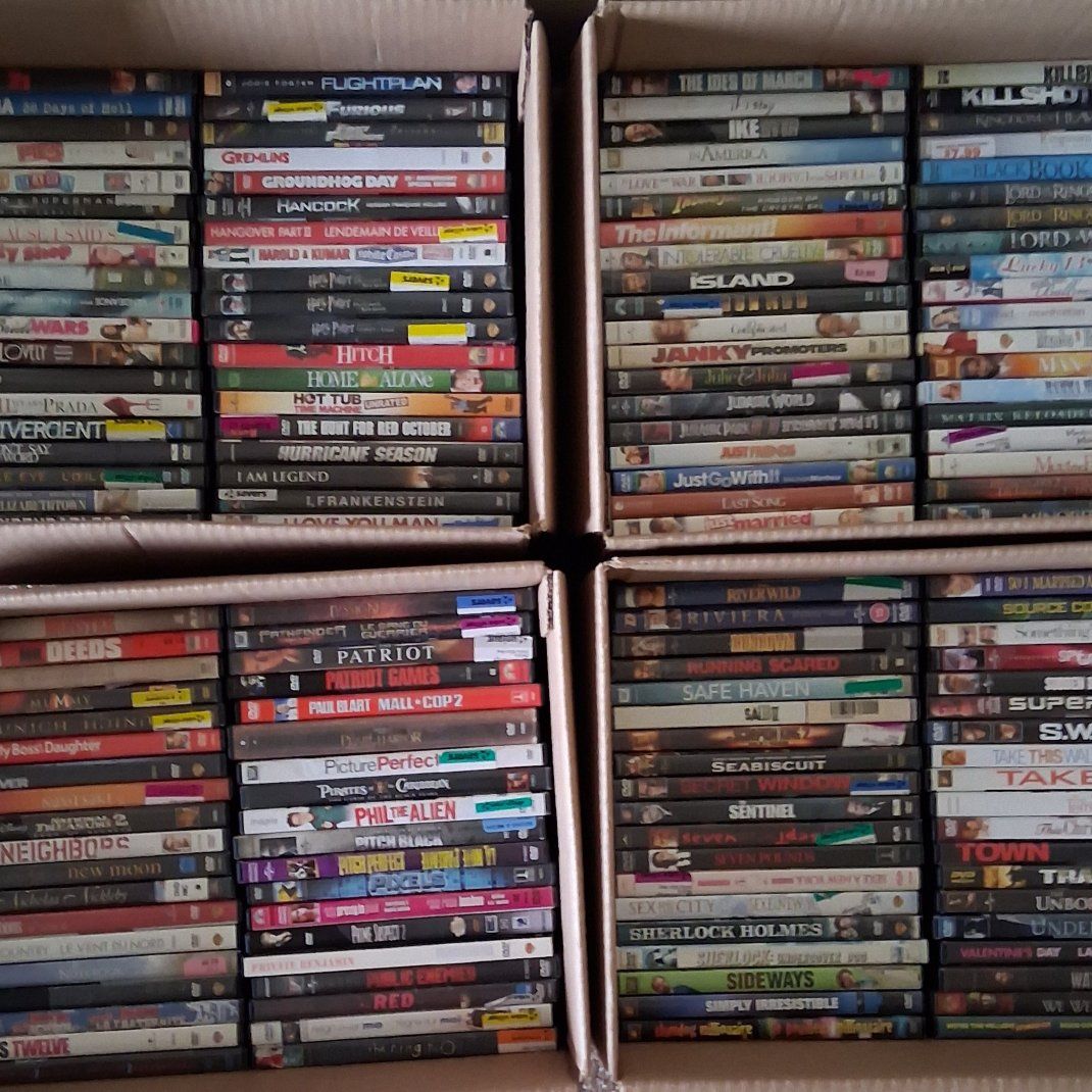 150 dvds