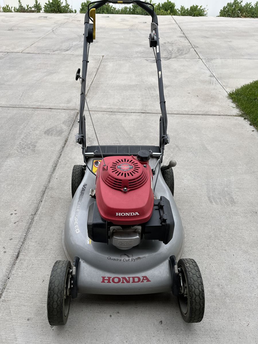 HONDA (HRR2163VXA) 21" SMART DRIVE SELF PROPELLED VARIABLE SPEED QUADRA CUT MULCHING LAWN MOWER