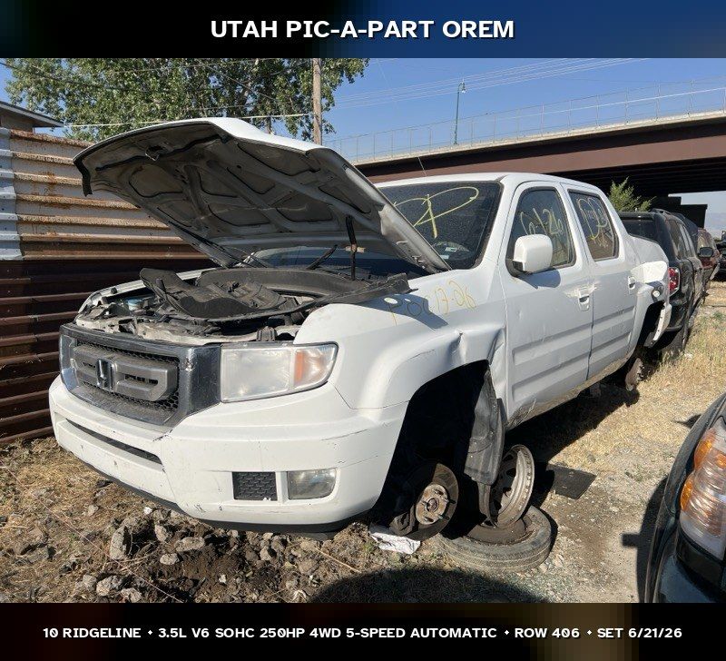 2010 Honda Ridgeline Parts - UTPAP Orem