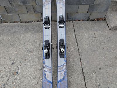 Cardiff Snowcraft Crane Enduro Skis - 178 cm with Look Bindings.