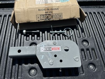 Black widow HC-FA folding hitch adapter