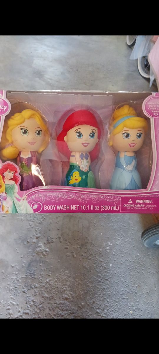 Disney Princess 3-pack body wash Collector Set