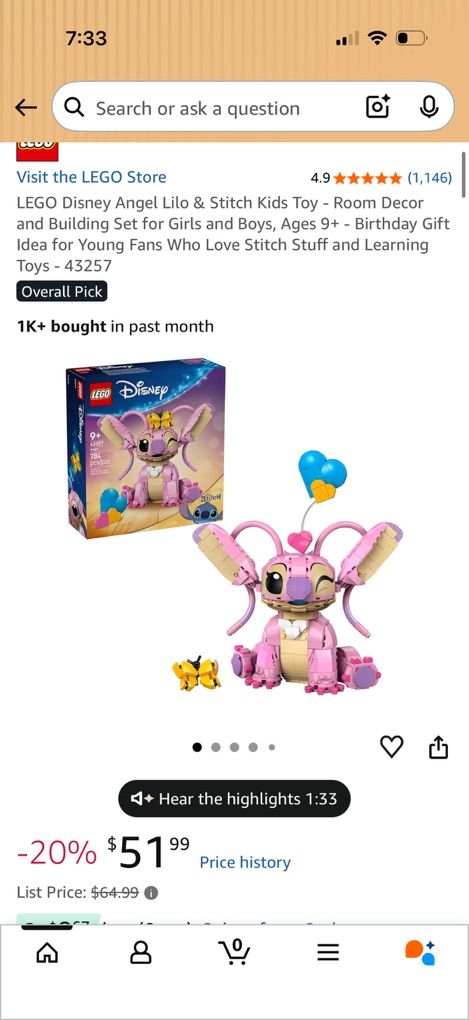 Lilo And Stitch Angel set