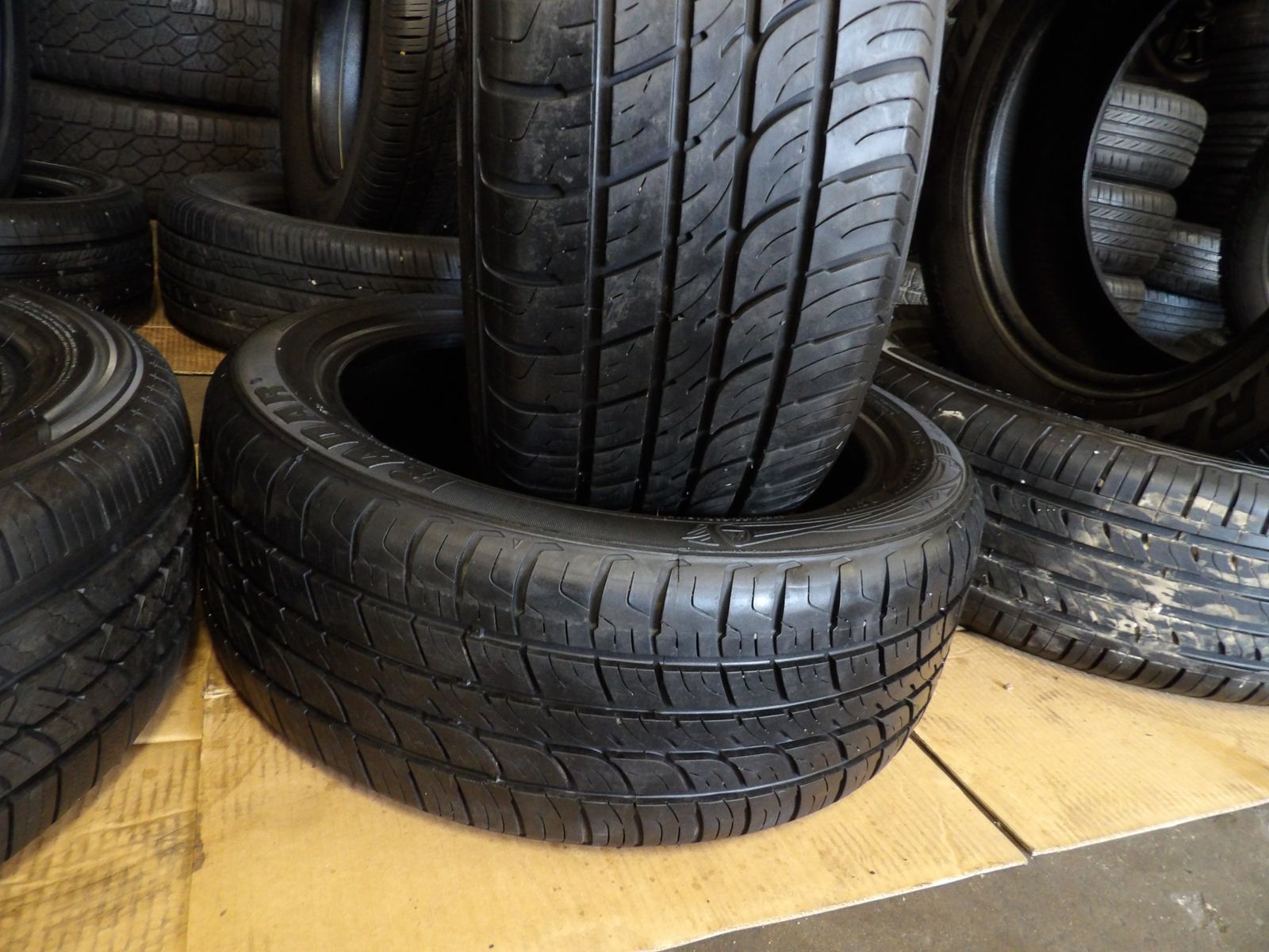 205/50R17 RADAR DIMAX AB-8 PAIR OF TWO USED TIRES