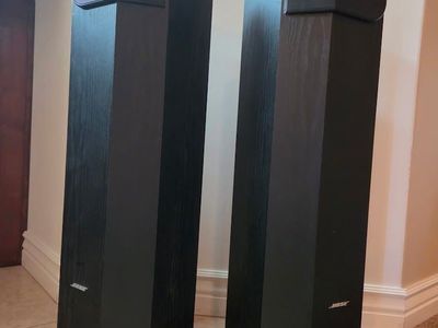 Bose 501 Series V Direct / Reflecting Floor Tower Speakers Pair - Like New Condition
