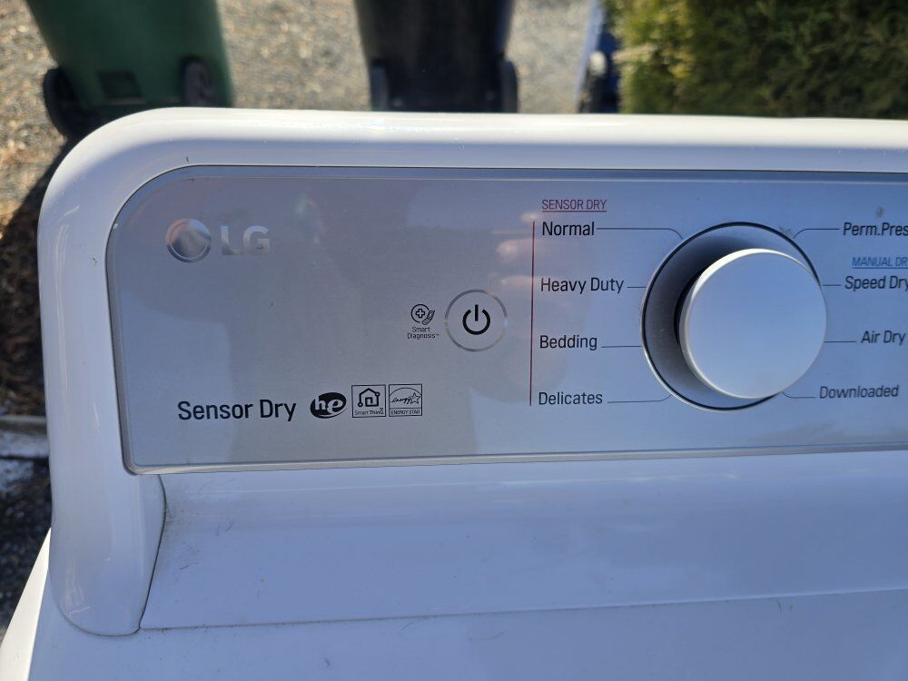 LG dryer works but**