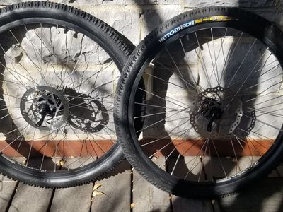 26" wheelset 26x2.3 Alex rims HUTCHINSON tires