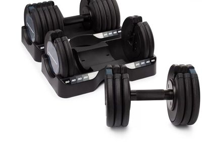 NEW Proform Adjustable Dumbbell Set 5-50 Pounds