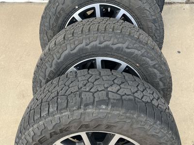 Falken Wildpeak AT3W 275/65R18 Tires on 5x150 Toyota Tundra TRD Wheels