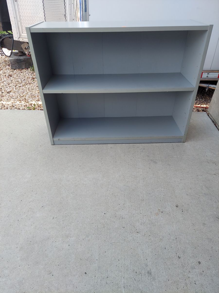 Grey Shelving Unit