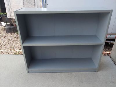 Grey Shelving Unit