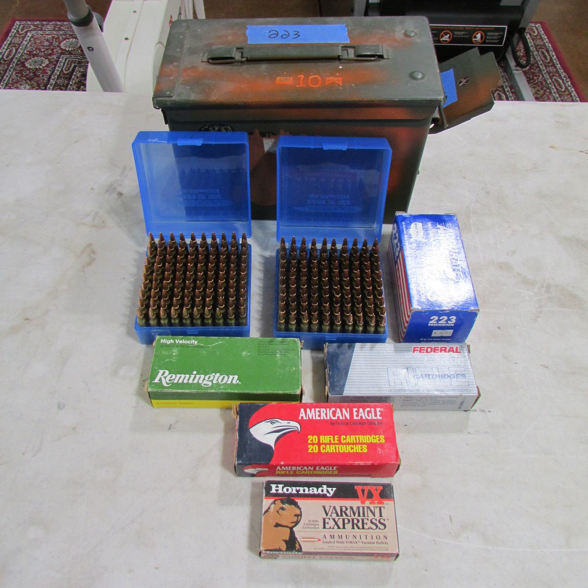 330 Rds .223 FMJ Ammo for 120.00