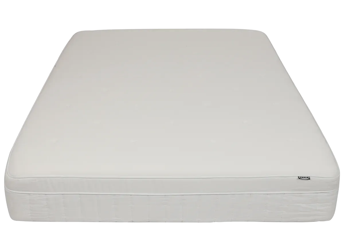 Lightly Used King Mattress: IKEA: VINGELEN Eurotop Hybrid