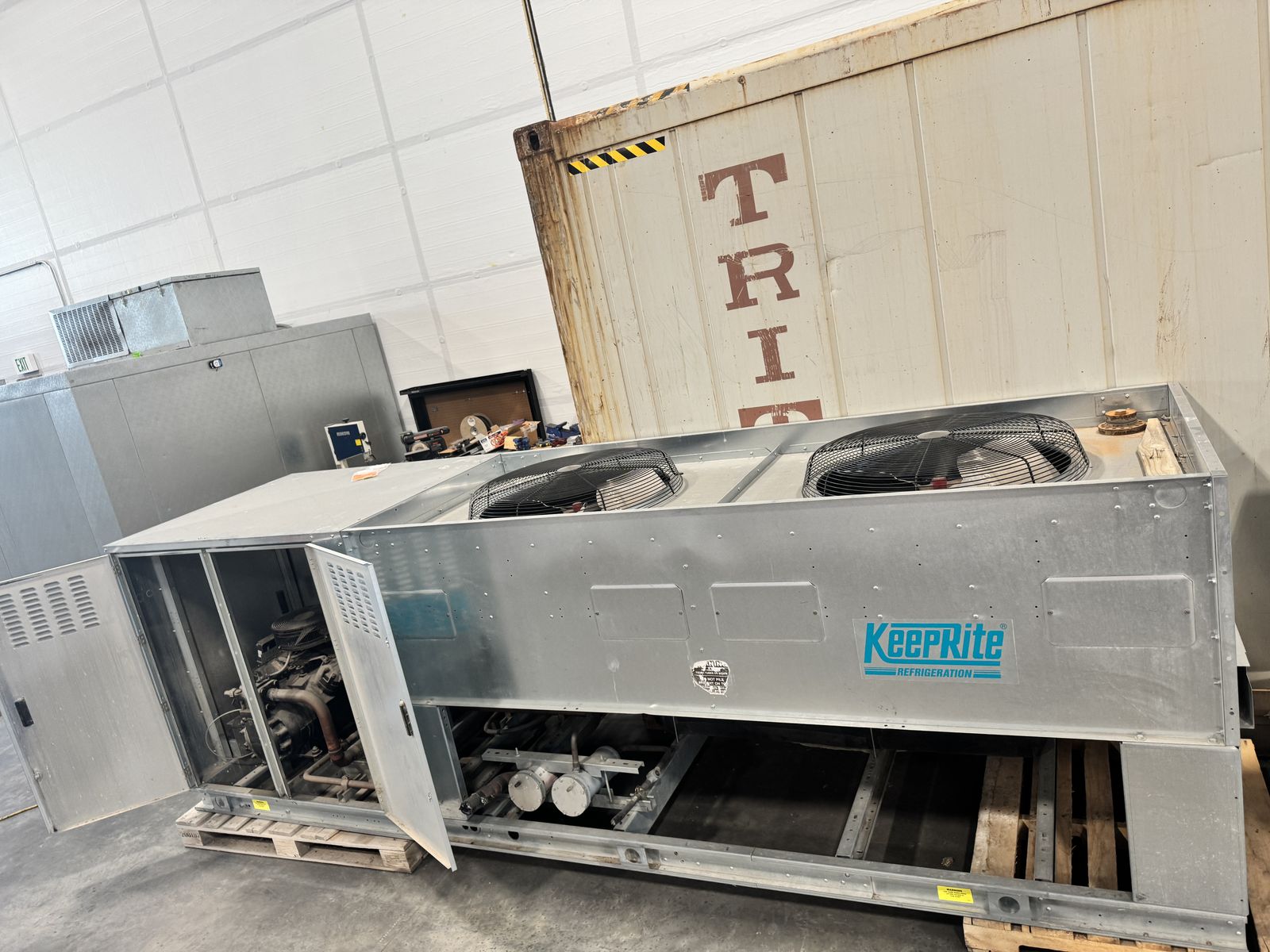 KeepRite 22 HP Commercial Walk-In Freezer Refrigeration Package