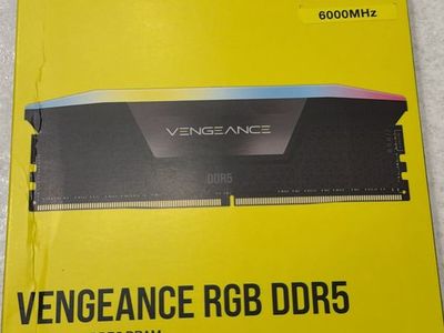 Corsair Vengeance RGB DDR5 RAM 32GB (2x16GB) 6000MHz Desktop Memory