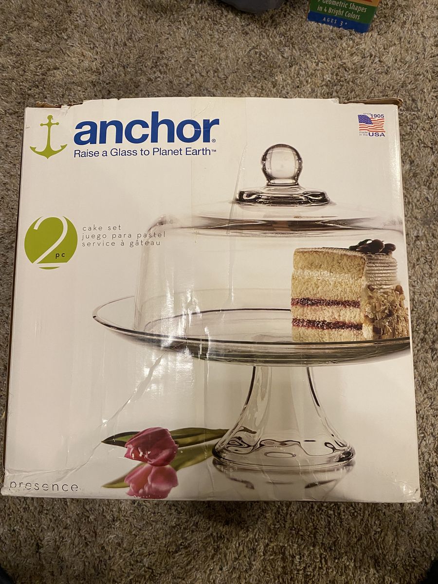 Glass Cake Set