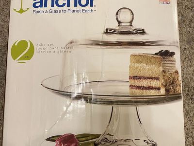 Glass Cake Set
