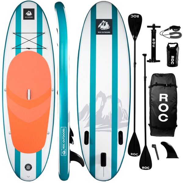 NEW — ROC Scout 10’ inflatable stand up paddle board