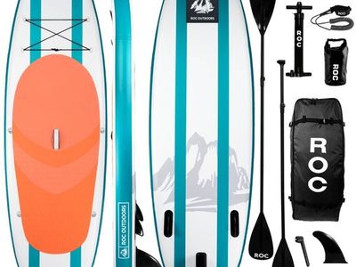 NEW — ROC Scout 10’ inflatable stand up paddle board
