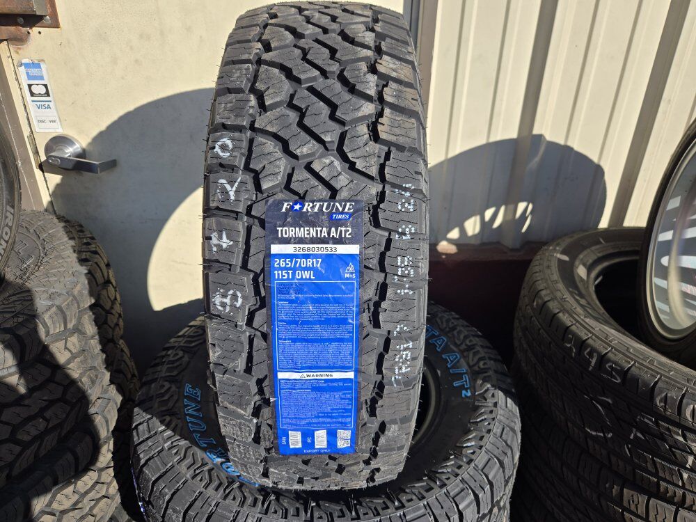 SET 265/70R17 FORTUNE TORMENTA A/T2