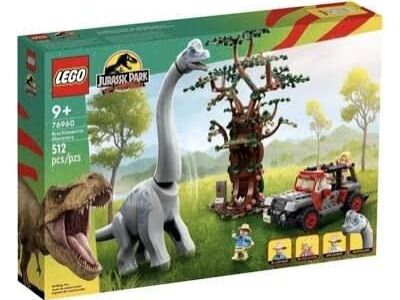 USED LEGO Jurassic Park Brachiosaurus Discovery 76960 Set - 512 Pcs, Complete Building Toy