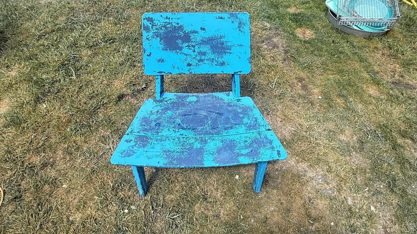 Durable, Heavy Duty, Plastic Bench.