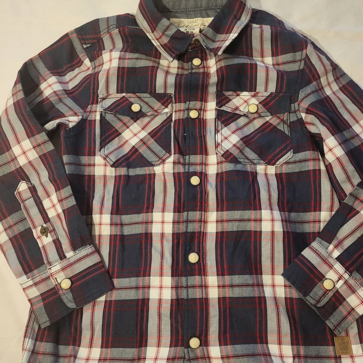 Boys size 6 Pearl Snap Shirt