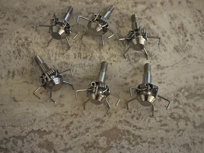 6 100gr small game heads