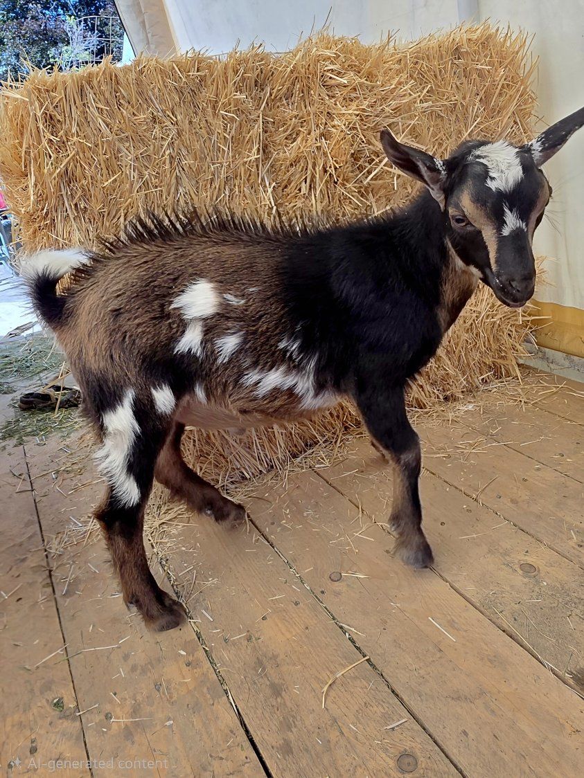 Registered Purebred POLLED Nigerian Dwarf Buckling
