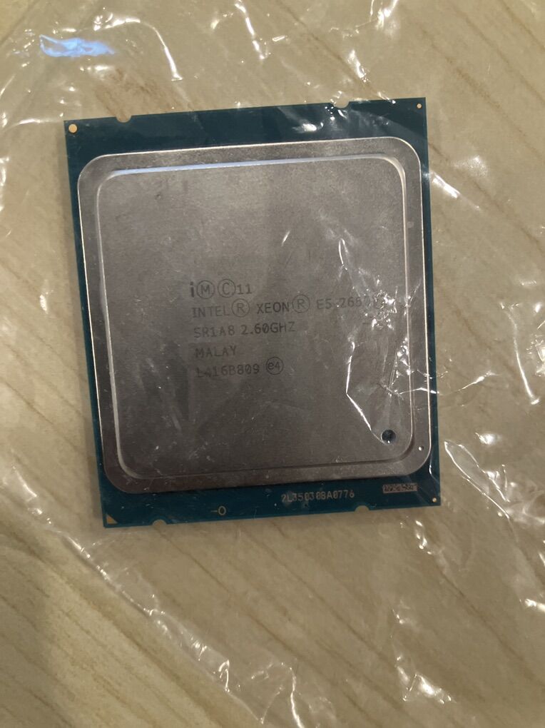 Intel Xeon 2.6 GHz CPU (2 of them)