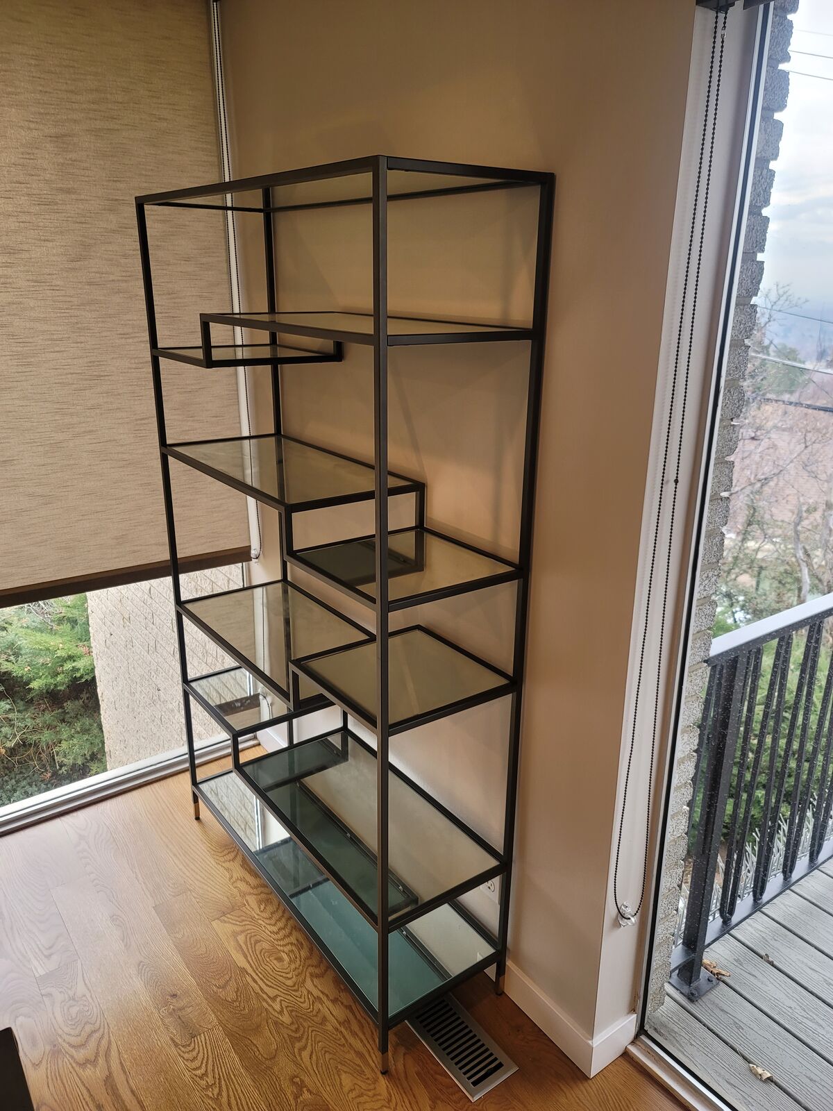 West Elm decor shelf