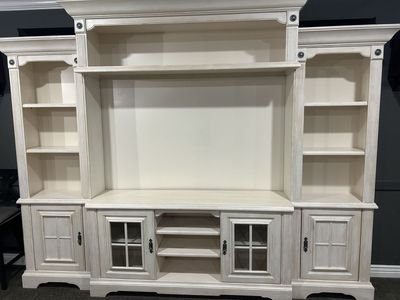 Off-White / Cream Entertainment Center