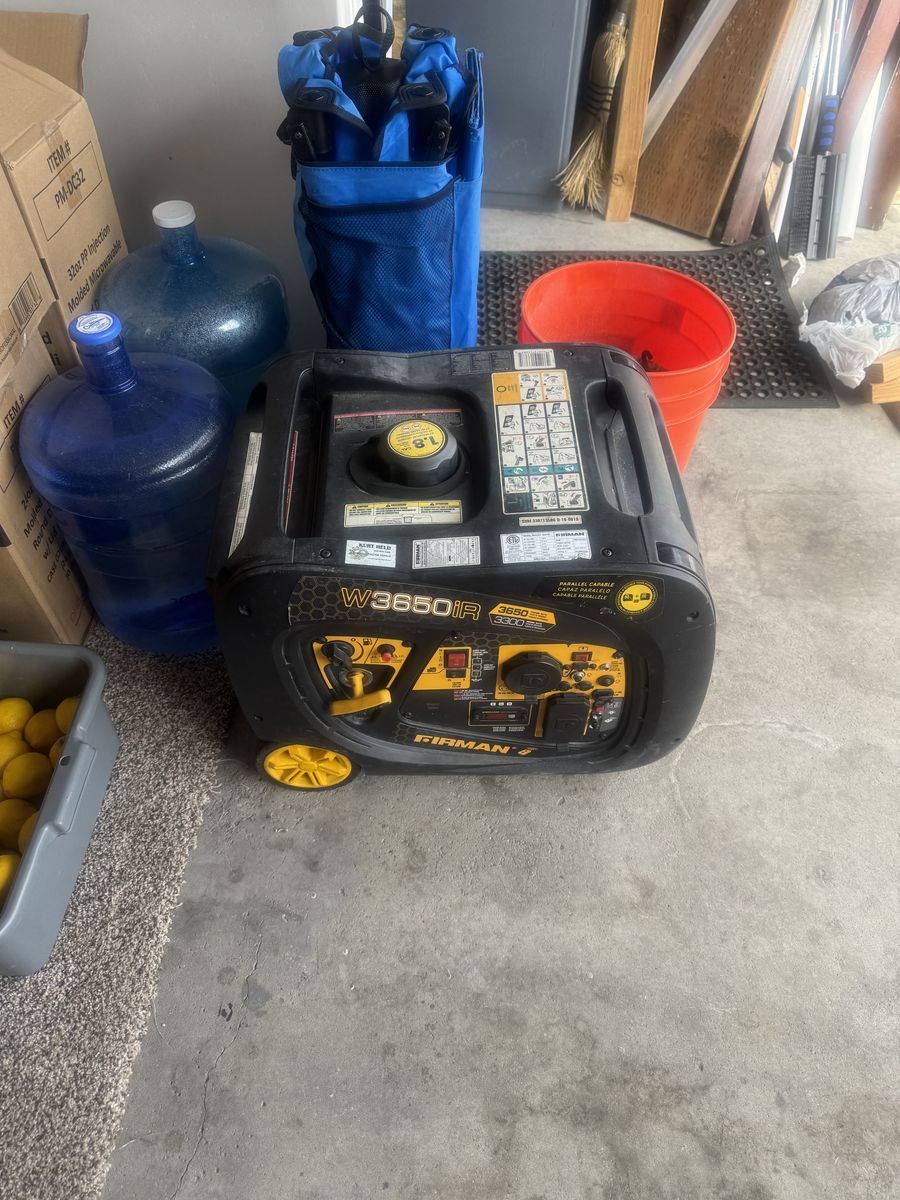 Firman W3650iR Inverter Generator 3650 Starting Watts