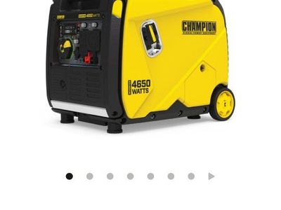 Champion 4650 watt Wireless Remote Start Portable Inverter Generator for RV & Home