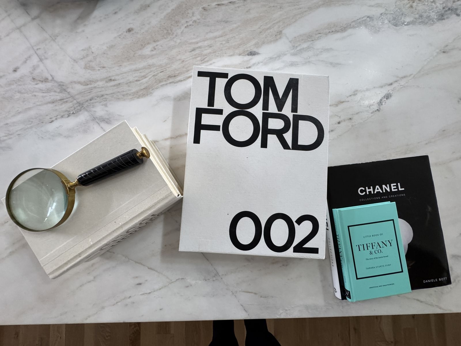 Designer Coffee Table Book Bundle – Tom Ford, Chanel, Tiffany & Co., Prada/Gucci/Hermès Set